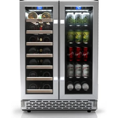 TCL 4.46 cu. ft. 20-Bottle Dual Zone Cooling Wine Cooler B422D3