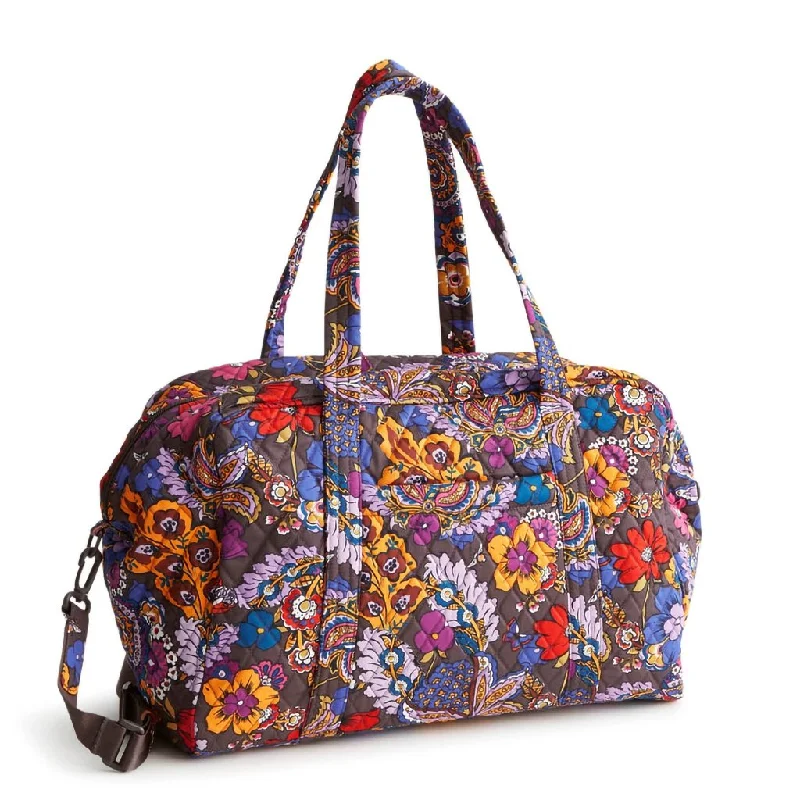 Vera Bradley : Miramar Weekender - Colorful Bouquet in Cotton Gabardine