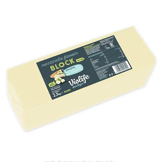 Violife Mozzarella Flavour Block (For Pizza) 2.5kg