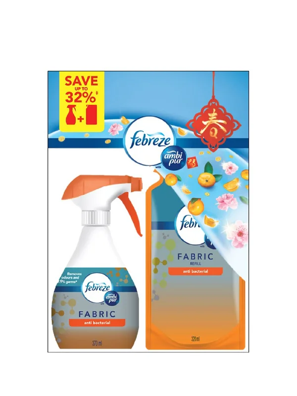 FEBREZE FABRIC ANTI BACTERIAL 370ML