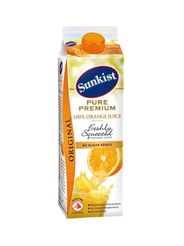 SUNKIST NFC ORANGE NO PULP 1LITRE