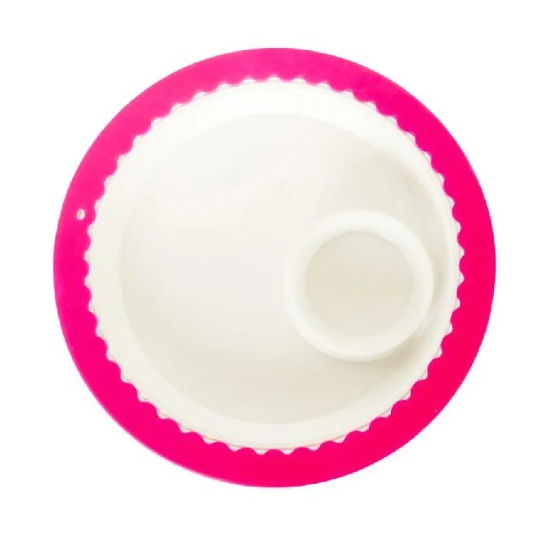 Nora Fleming : Band Together - Silicone Band in Pink - Melamine Chip & Dip bowl Band