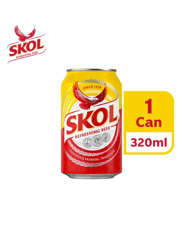 SKOL BEER CAN 320ML