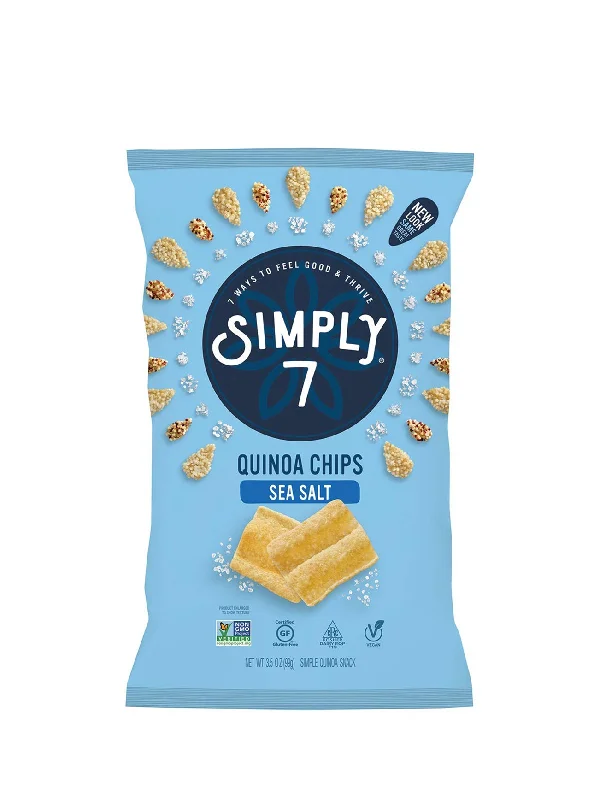 SIMPLY 7 QUINOA CHIPS SEA SALT 3.5OZ