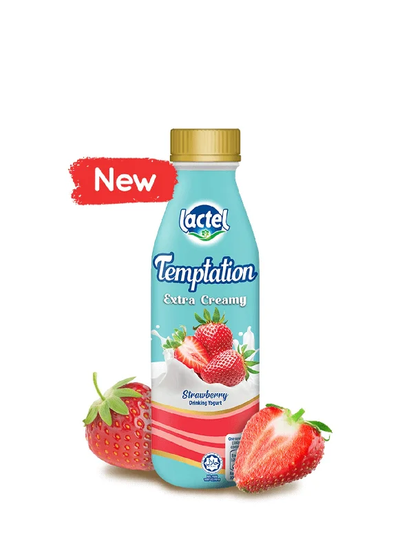 LACTEL TEMPTATION STRAWBERRY YOGHURT DRINK 500G