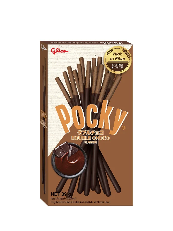 GLICO POCKY DOUBLE CHOCOLATE 39G