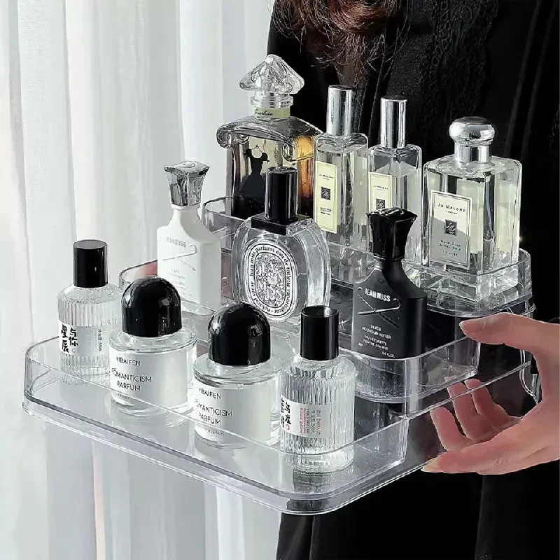 Acrylic Cosmetic Organizer Perfume Storage Rack