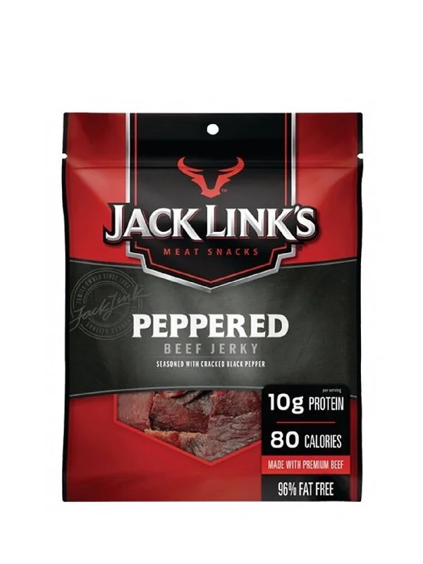 JACK LINK BEEF JERKY PEPPERED 50G