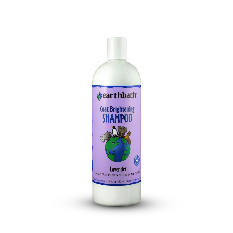 Earthbath Dog Shampoo - Coat Brightening Shampoo - Lavender - 16oz Bottle