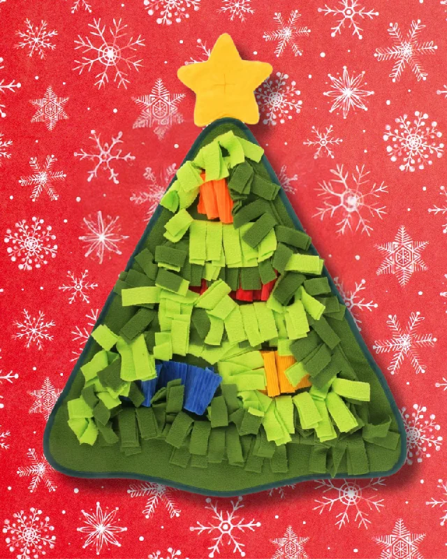 Christmas Tree Holiday Snuffle Mat