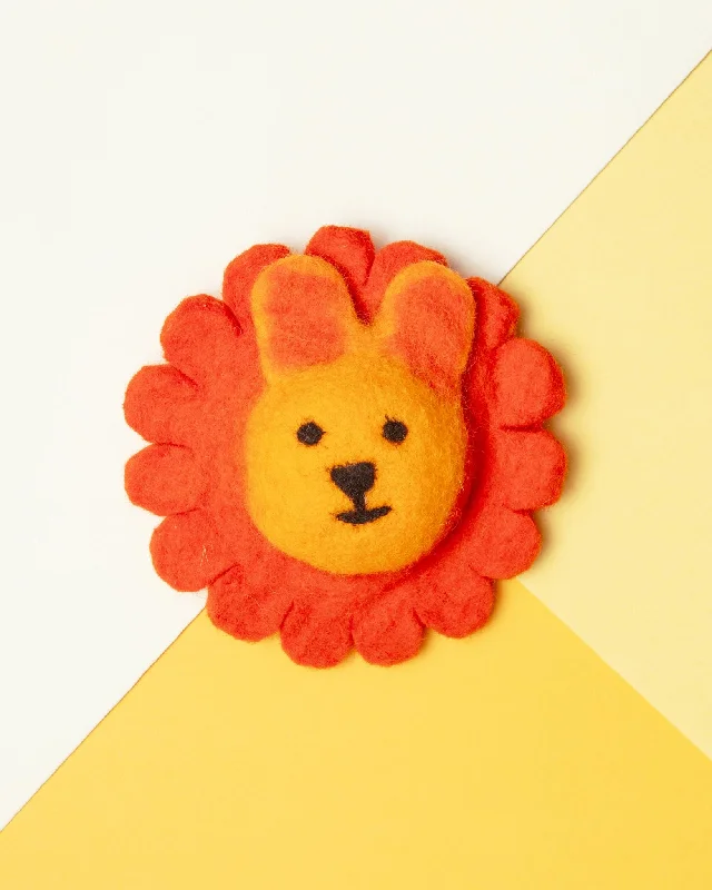 Ronnie the Lion Wool Pet Toy