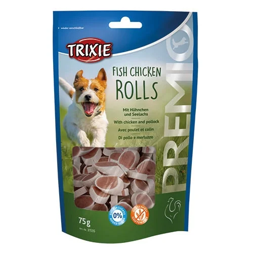 Premio Fish and Chicken Rolls 75g