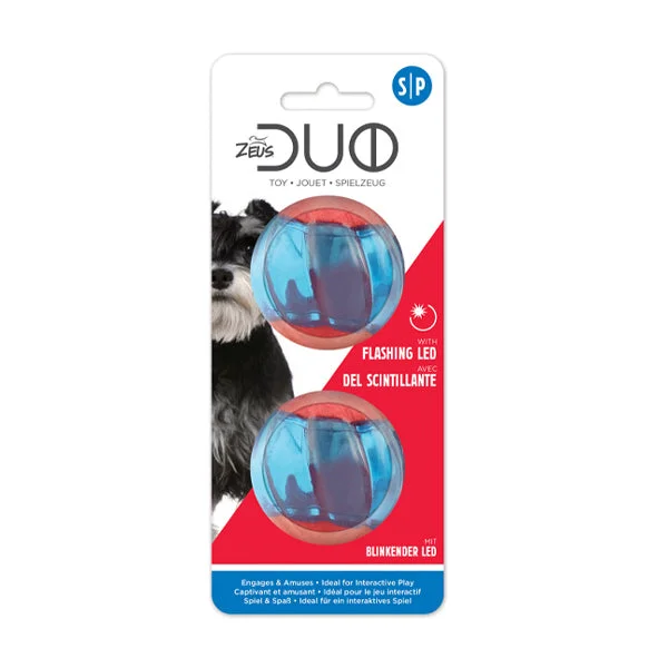 Zeus Duo Ball with Flashing LED - 2 pack